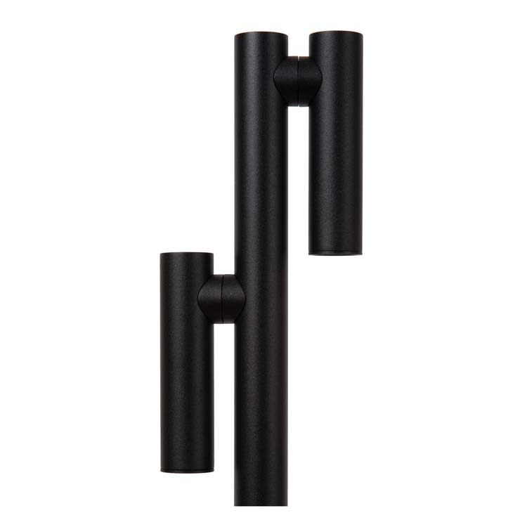 Lucide ANTRIM - Oplaadbare Leeslamp - Accu/Batterij - LED Dimb. - 2x2,2W 2700K - IP54 - Met draadloos oplaadstation - Zwart