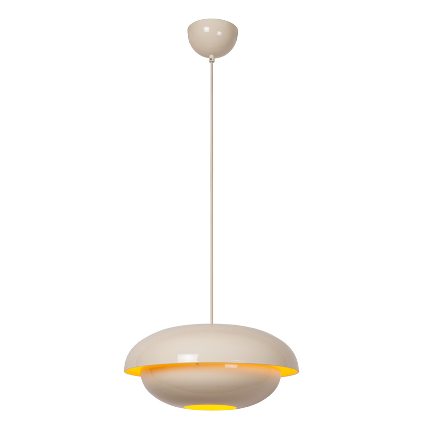 Lucide Essential Younes - Suspension - Ø40cm - 1xE27 - Beige