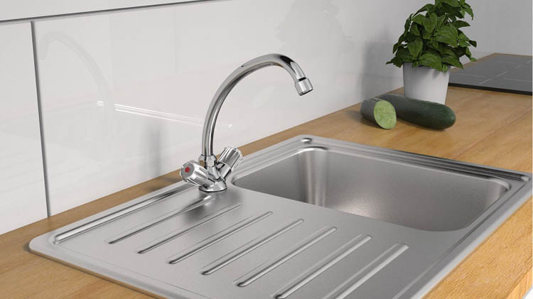 Robinet de lavabo Branko basse pression chrome