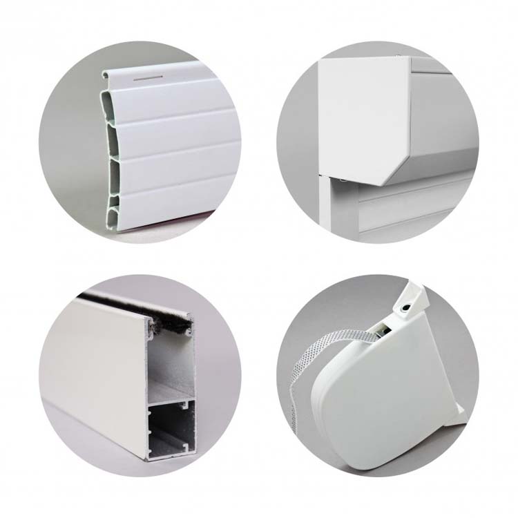 Rolluik Fey wit pvc met lint R mw inkorten