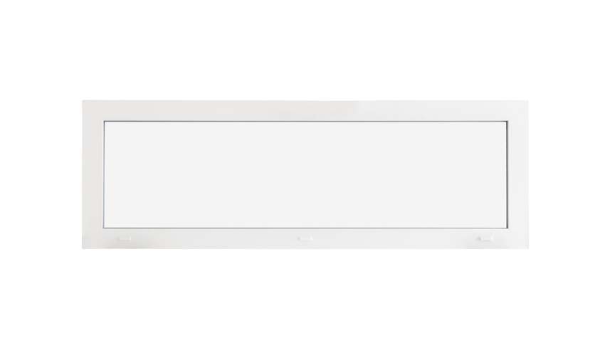 Châssis fixe pvc Deceuninck Elegant Infinity blanc/bl B1000xH500 mm