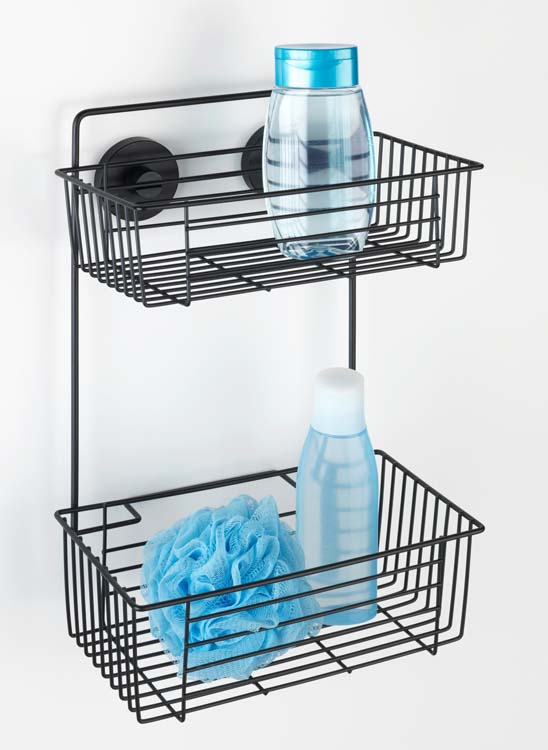 Etagère Wenko Bari Vacuum-Loc noir