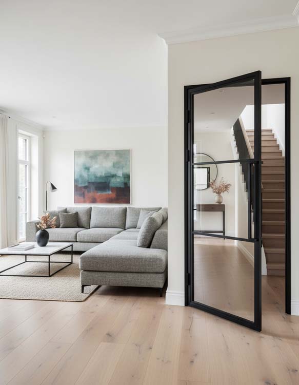Porte intérieure Fer forgé 3W Tara 880 x 2040 mm Droite