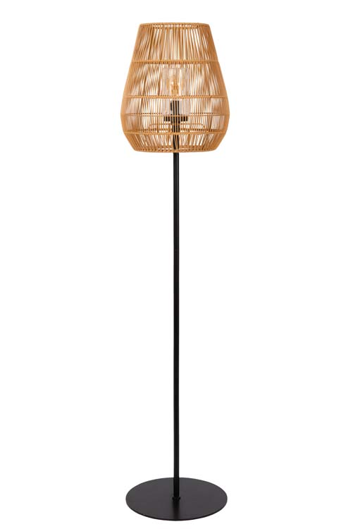 NERIDA - Vloerlamp Buiten - Ø 35 cm - 1xE27 - IP44 - Naturel