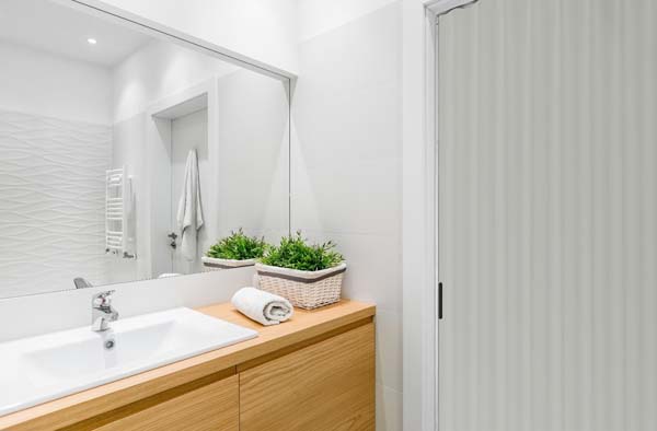 Porte pliante dust simili cuir sur mesure