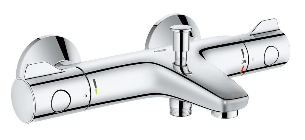 Badkraan Grohe thermostatisch chroom
