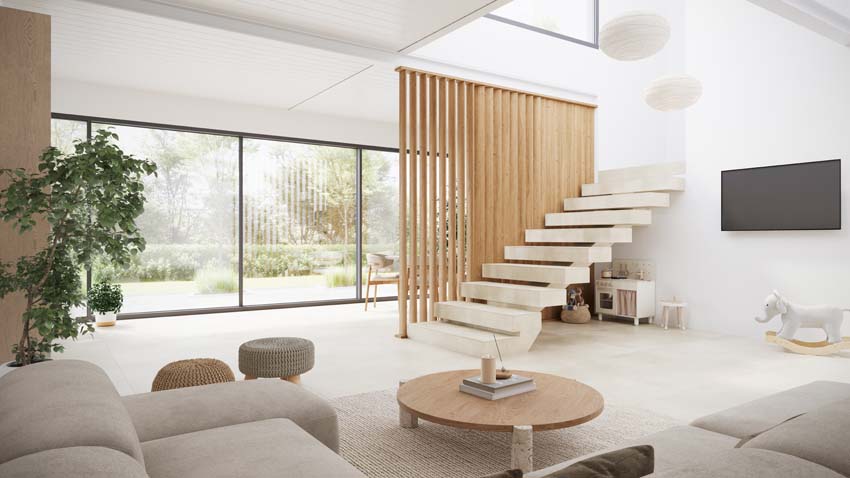 Roomdivider Line up Separo Maestro brun clair 12x277x3,6cm