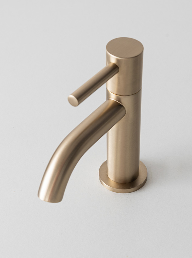 Koudwaterkraan Maddi brushed champagne