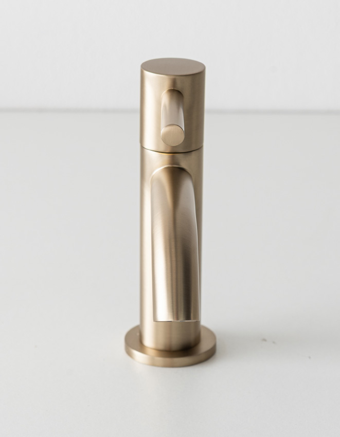 Koudwaterkraan Maddi brushed champagne