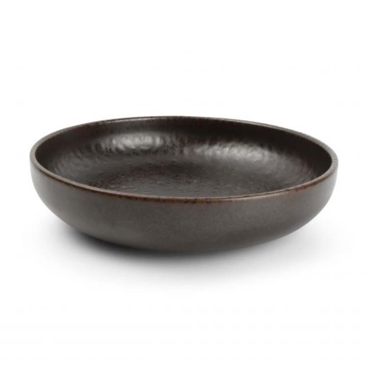 Assiette creuse Tabo Chocolate 22 x H 5 cm