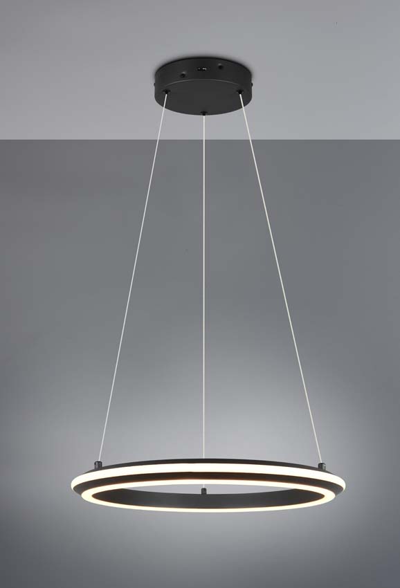 Suspension - Noir - Ø45cm - Dimmable - LED - 1x34W - 2300-4000K