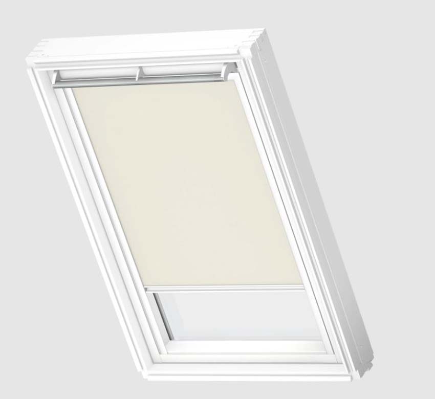 Store enrouleur Velux occultant à commande manuelle beige CK02 1085SWL
