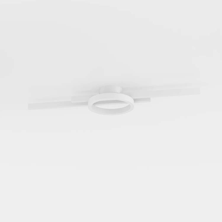 Plafonnier - blanc - 77,5x20x7,5cm - dimmable - LED - 1x23,5W - 2700-6500K + RGB