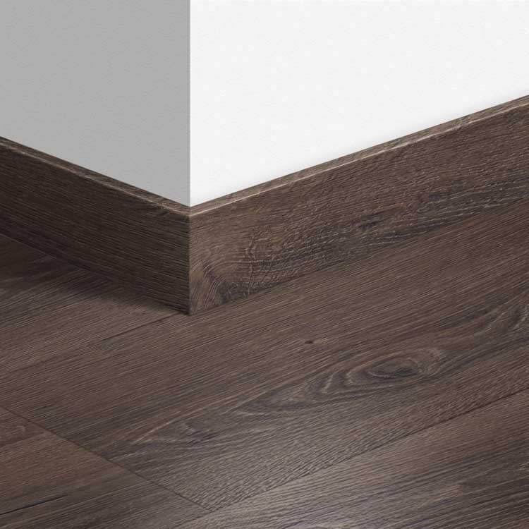 Plinthe parquet Quick-Step 14x77x2400mm Chêne Désert marron foncé bros