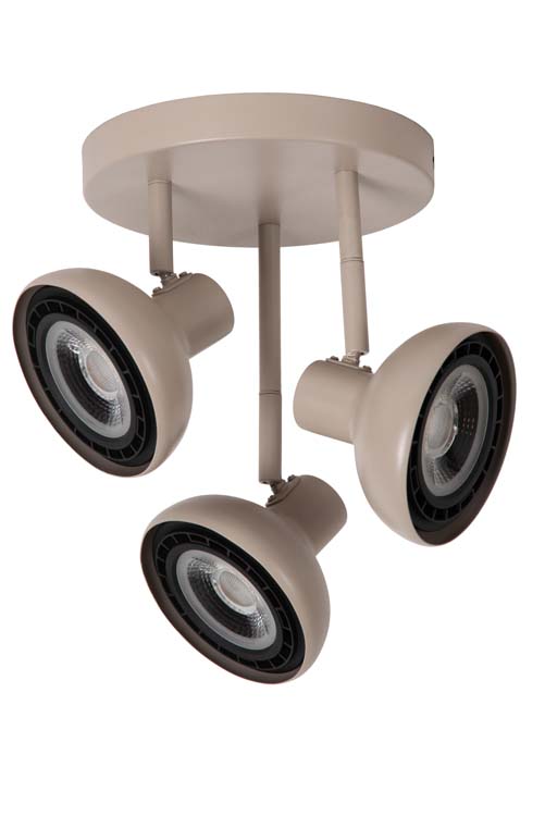 Lucide SENSAS - Plafondspot - Ø 25,8 cm - 3xES111 - Beige