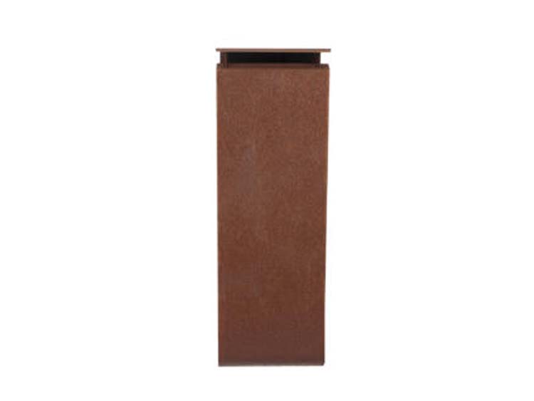 Boîte aux lettres Aubel métal rouillé