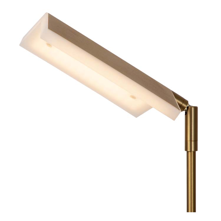 Staande lamp - goud - H134cm - LED - 12W - 2700/4000K