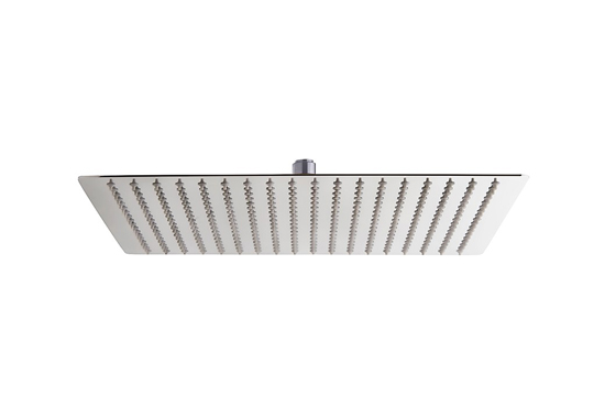 Pommeau de douche carré chrome 20x20cm