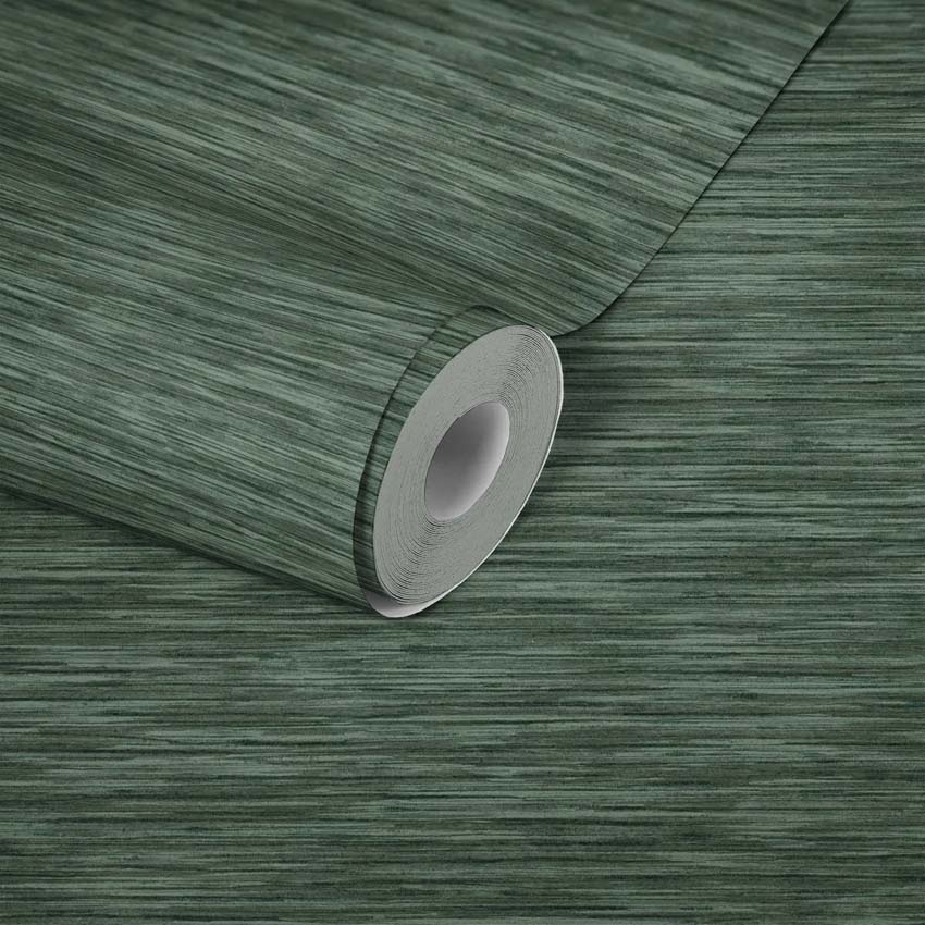 Vinyle sur papier peint intissé rayé vert/vert clair 0,53x10m