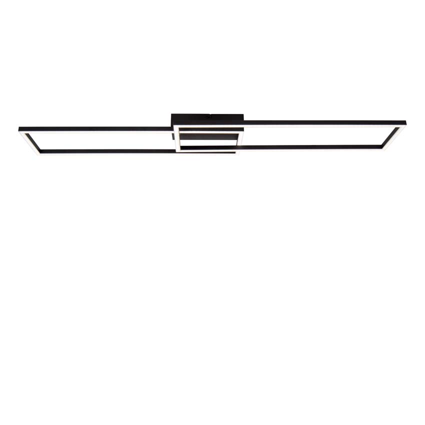 Lucide ARIANNE - Plafonnière - LED - CCT - 1x23W 2700K/4000K - Zwart