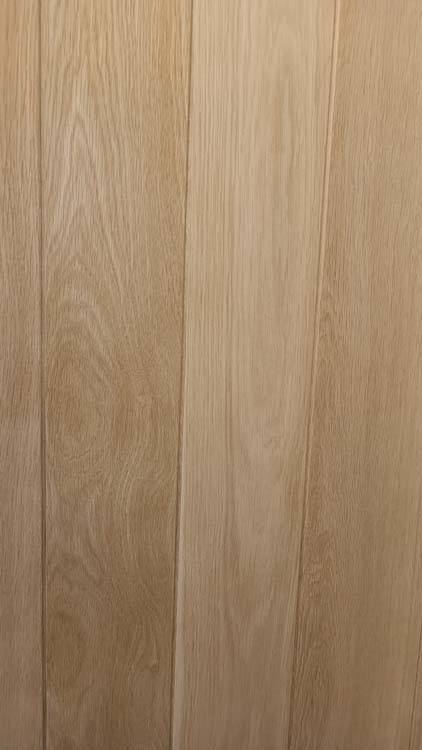 Porte coulissante simple complète Country chêne 93x180-231,5cm + rail noir