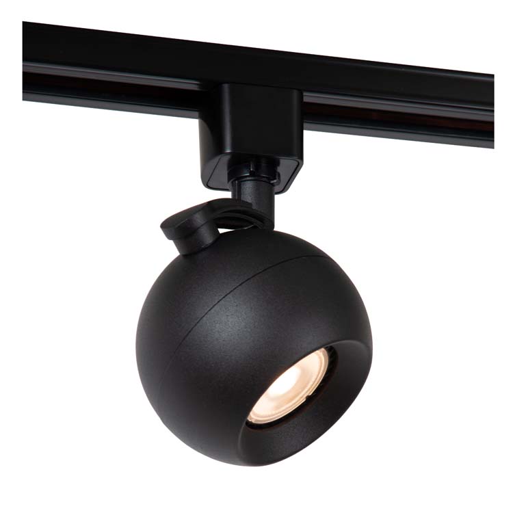 Rail lumineux design Avignon Spot de Rail - Éclairage sur rail/Système de rail monophasé - 1xGU10 - Noir