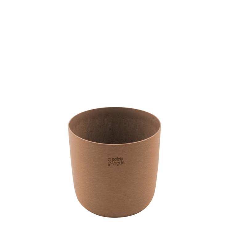 Pot de fleurs Point-Virgule D15.5 cm H13.6 cm terracotta