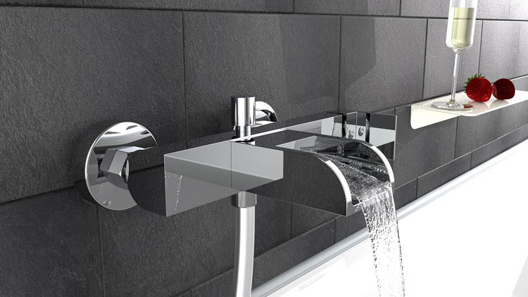 Robinet de bain Inez chrome Robinet de bain Inez chrome