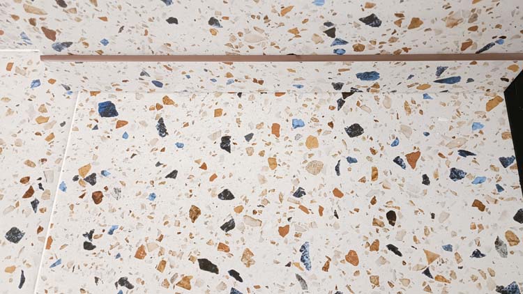 Tegel Terrazzo minimal colormix 60 x 60 cm