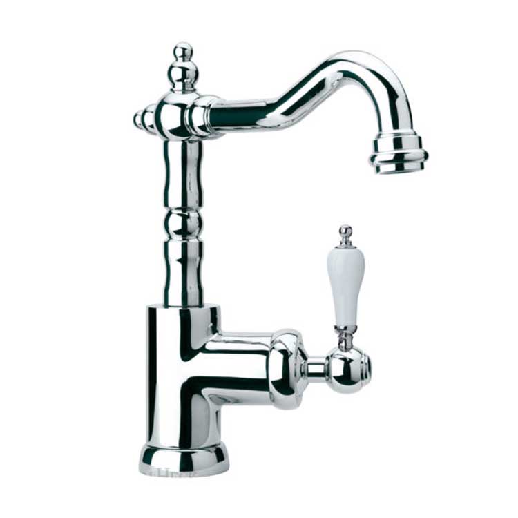 Wastafelkraan de luxe Aspen Chroom H242mm