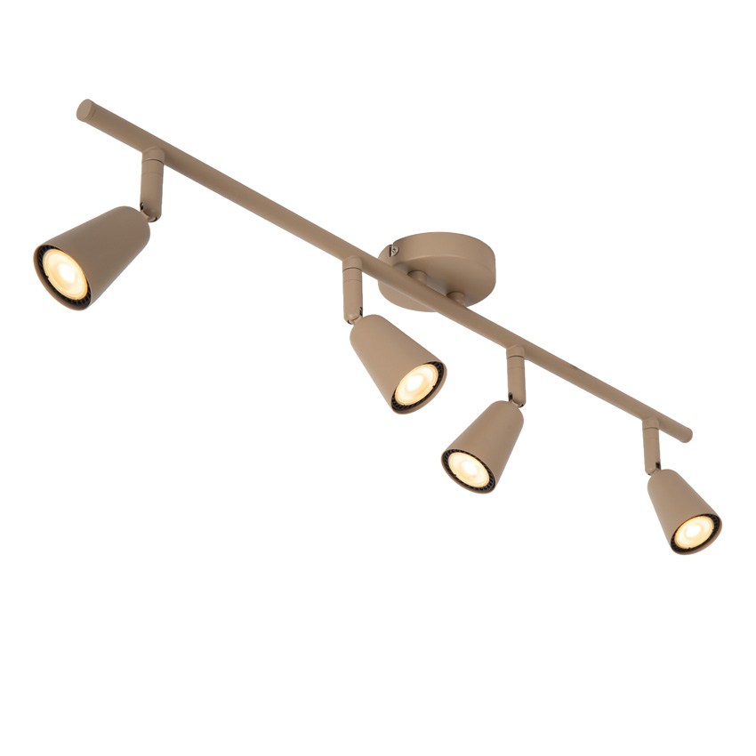 Spot de plafond - Taupe - 76x17,5x14cm - 4xGU10