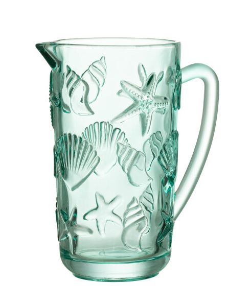 Carafe d'eau mer azur 1 litre