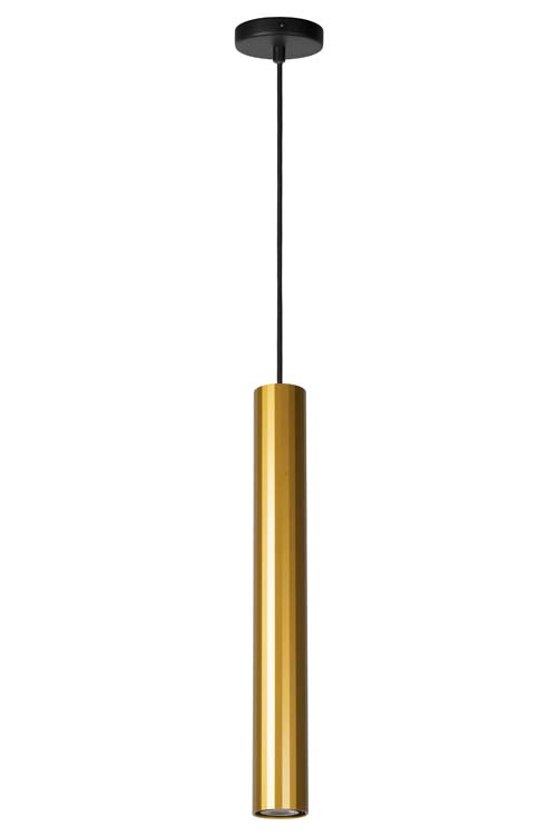 Suspension - Haut 177 cm - 1xGU10 - Or Mat / Laiton