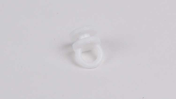 Glijders 3700/bg/fg/rt  wit 20st