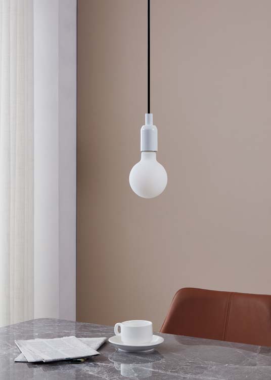 Lampe LED - E27 - blanche - Ø9,5cm - dimmable - 1x7,5W - 806lm - 2700K - 1 pièce