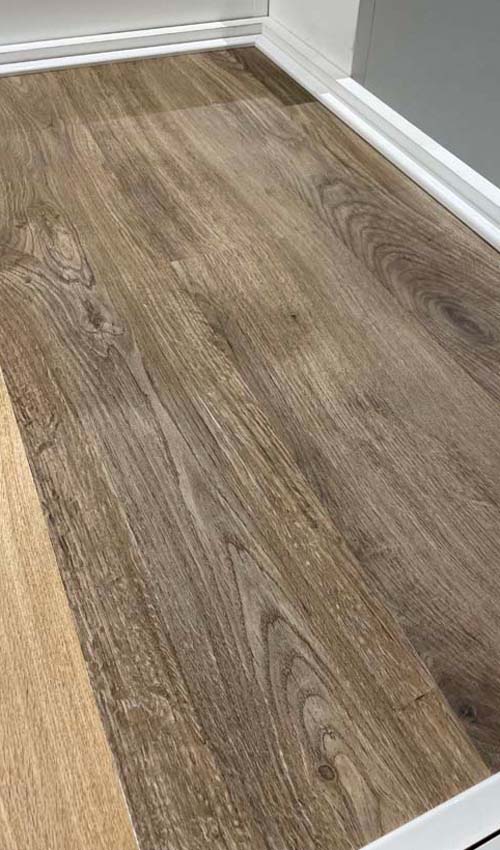 Pvc vloer vinyl klik rigid plank bruine eik nantes 3.8 mm