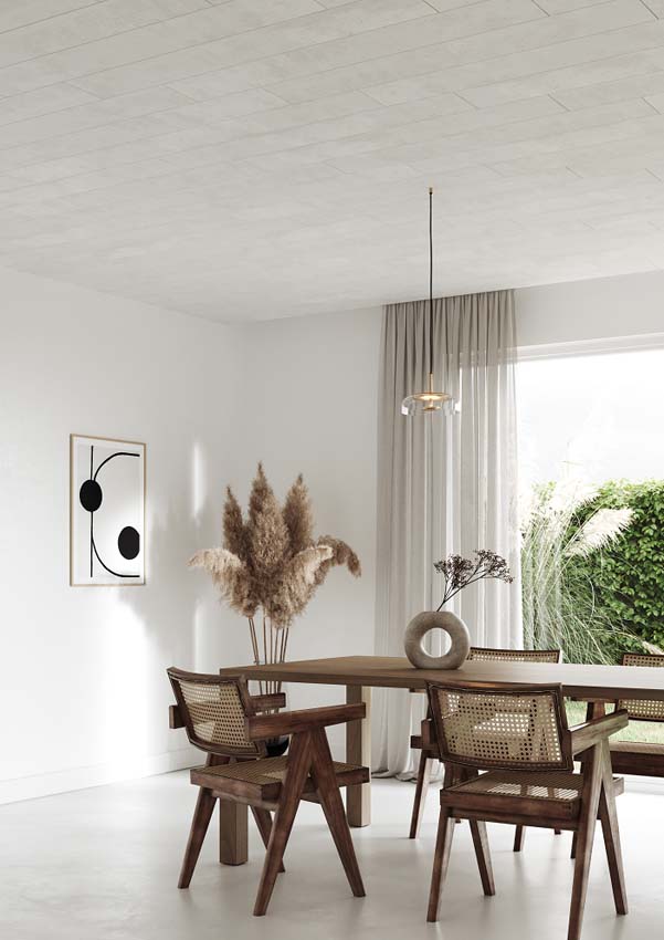 Wand- & plafondpaneel Maestro MDF waterbestendig raw concrete 30x120x0,8cm