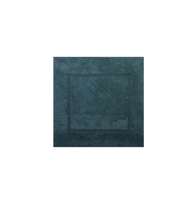 Tapis de bain Cosibel en coton petrol 59x59cm