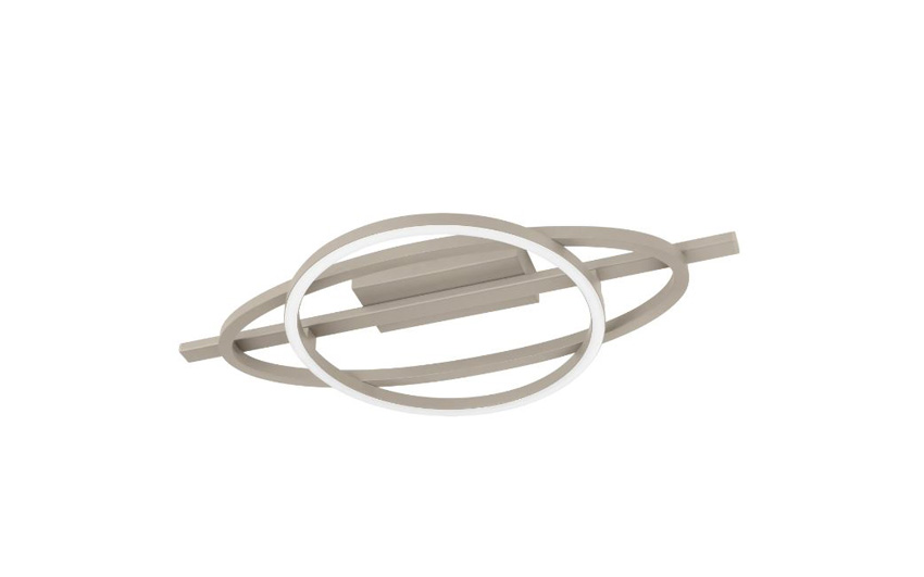 Plafonnier - sable - 55x27,5x8,5cm - LED - 1x21W - 2700/4000/6500K - CCT