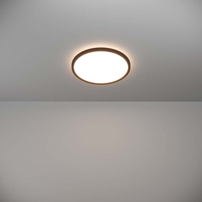 Plafonnier - Noir - Ø30cm - LED Dim. - CCT - 1x14W 2700-6500K - IP44