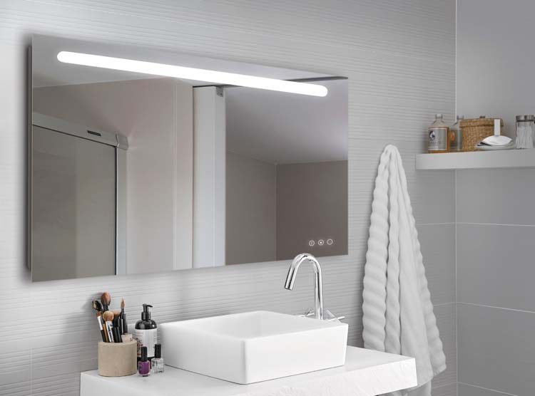 Spiegel LED bluetooth + anti-condens 120x80cm