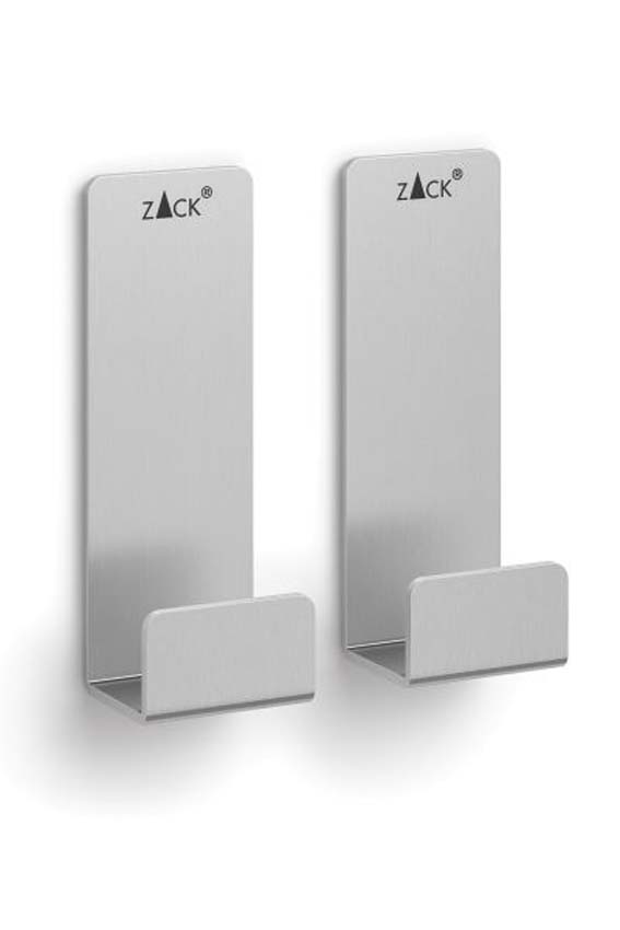 Crochet pour serviette Zack Potes argenté 7cm set de 2