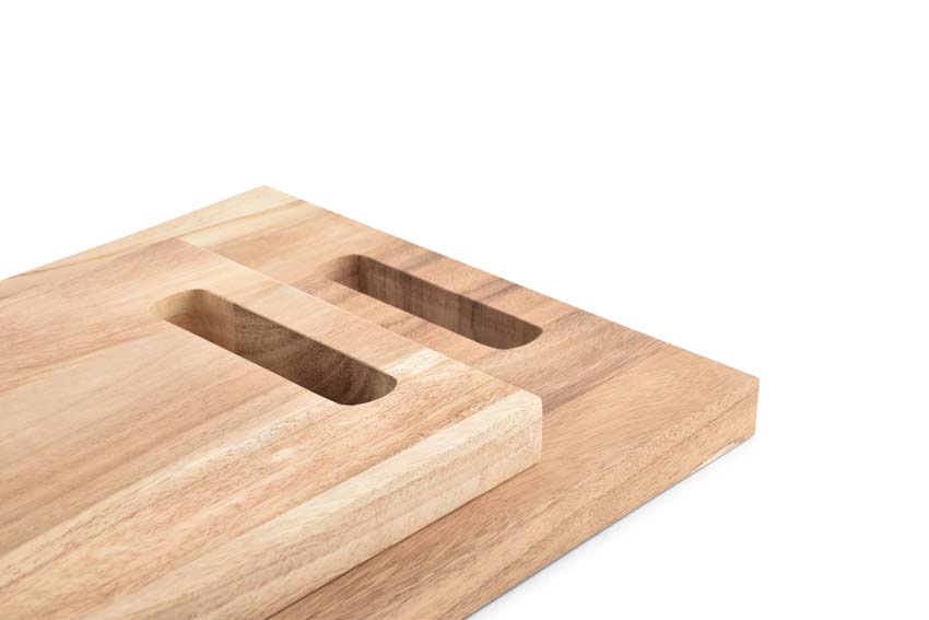 Snijplank Salt&Pepper acaciahout bruin 33x22,5cm