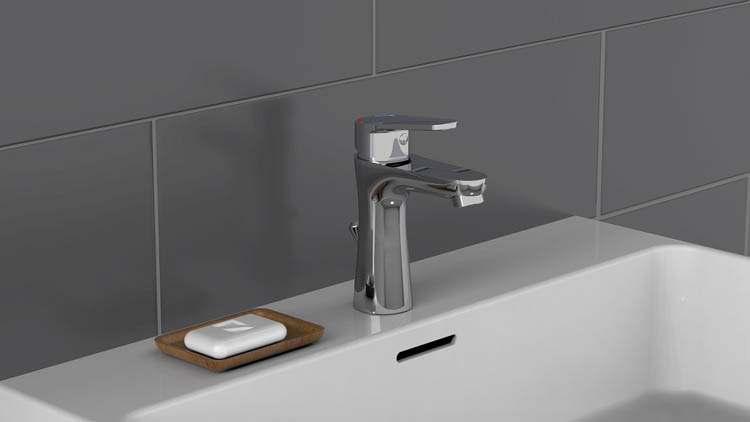 Robinet de lavabo Pika chrome