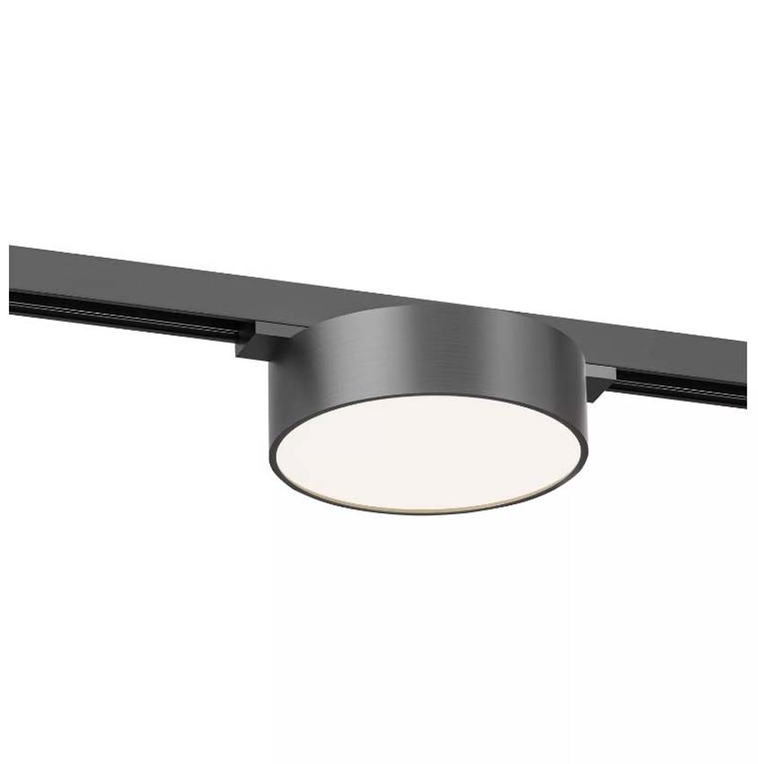 Lucide Premium Linial Fixxt Railspot - 1-fase Railsysteem / Smart Railverlichting - 48V - 1xLED Dimbaar - Mat Zwart Chroom