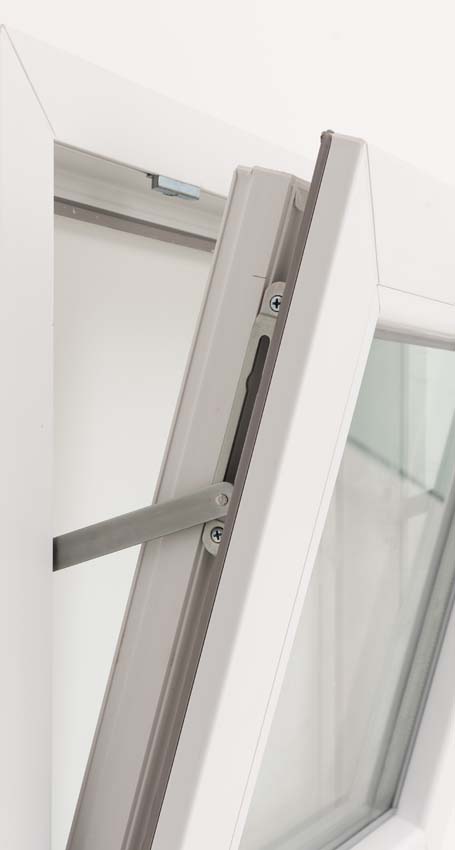 Châssis battant pvc blanc budget B600XH600 mm Châssis battant pvc blanc budget B600XH600 mm