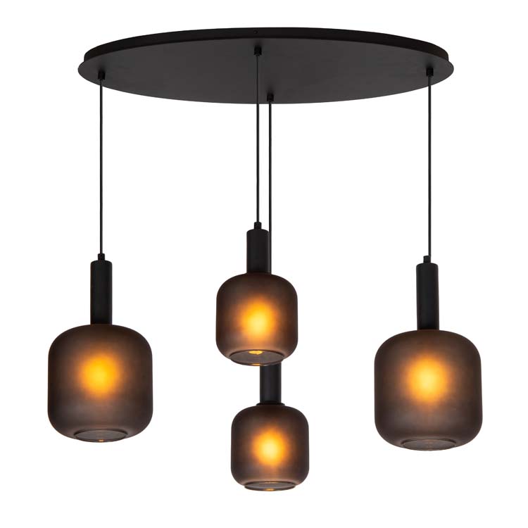 Lucide ELOISE - Suspension - 4xE27 - Noir