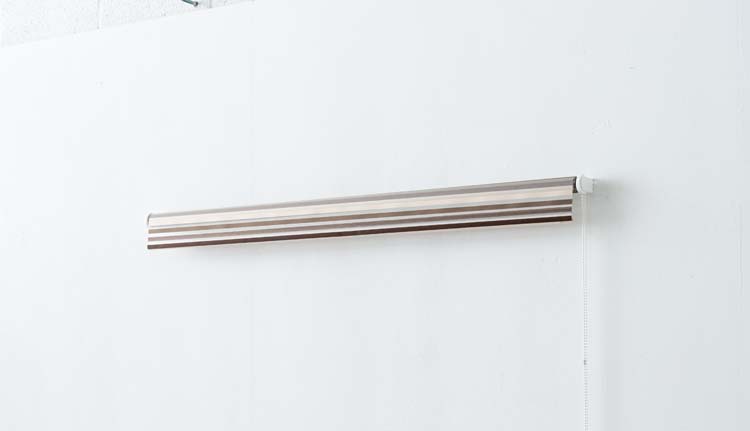 Store enrouleur transparent Cibra marron 200x250cm