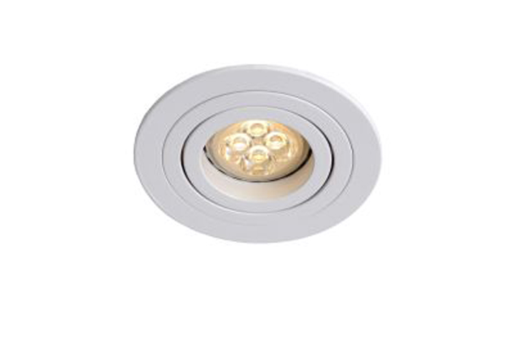 Spot encastré - blanc - Ø9cm - dimmable - GU10 - 50W