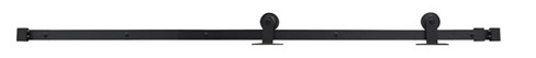 rail antiek zwart 200cm 